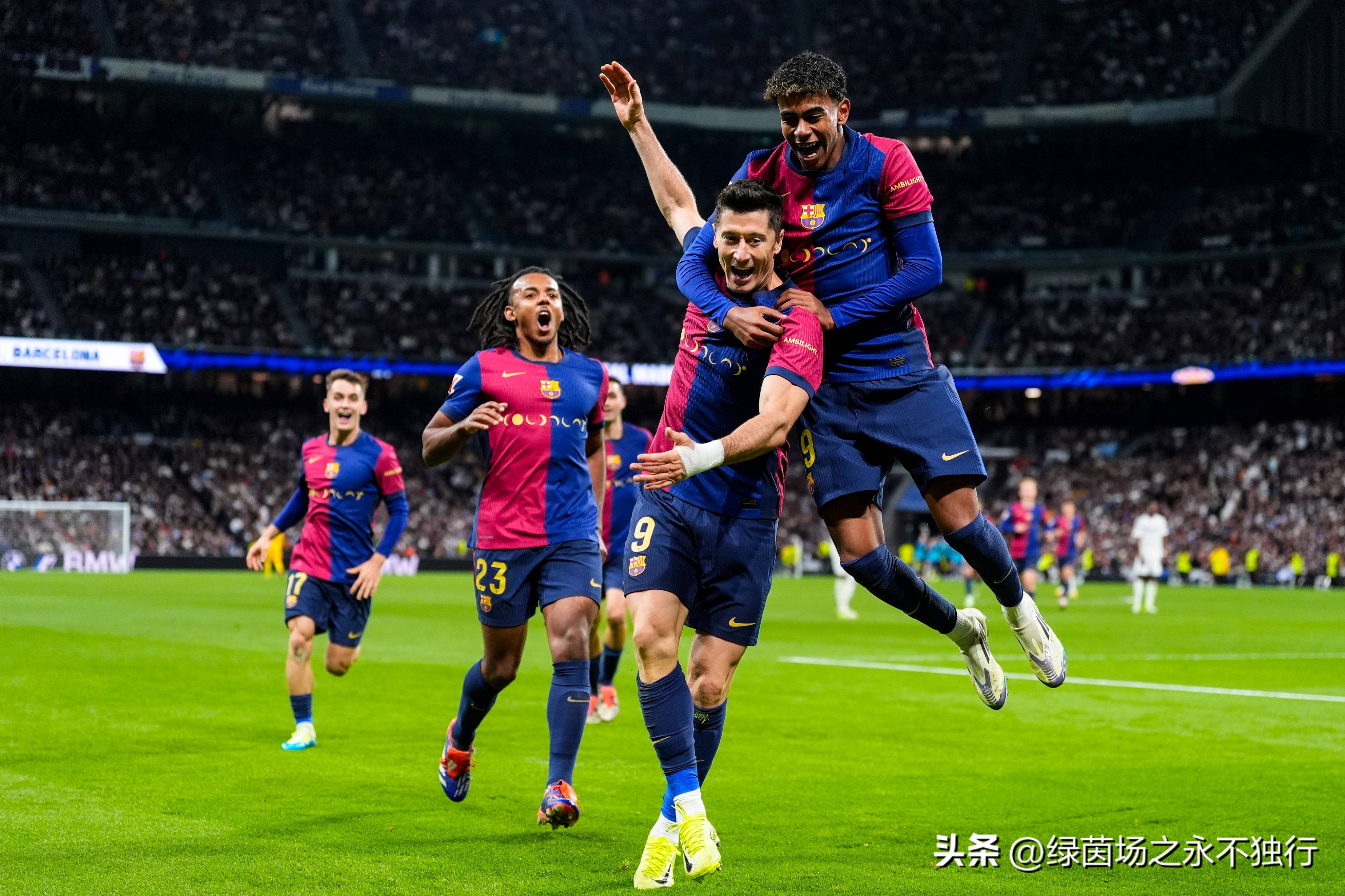包含巴萨破门得手，客场战胜对手实现三连胜的词条